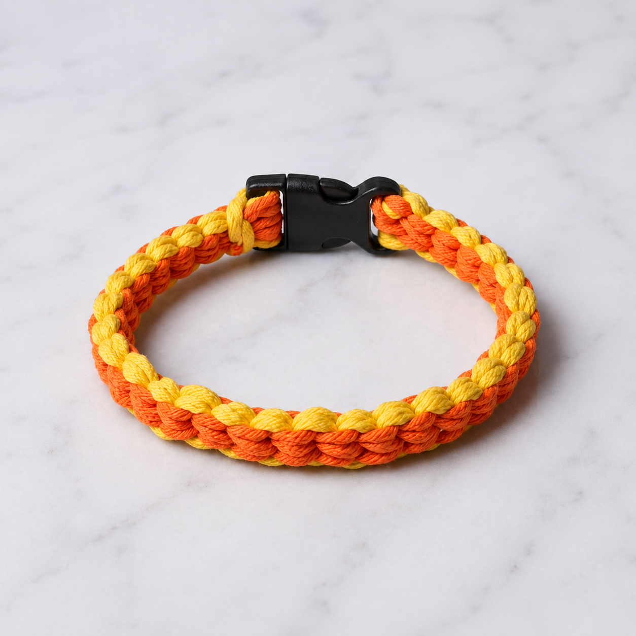 Collar Trenzado Naranja