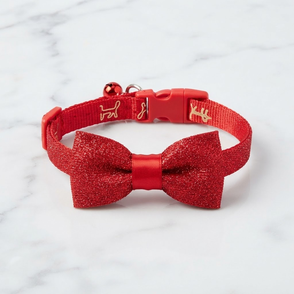 Collar Purpurina Roja