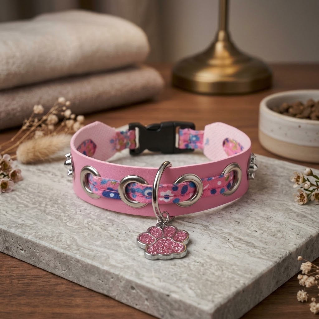 Collar Rosa Floral